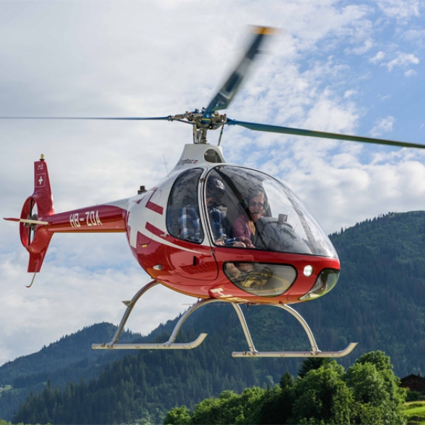 Trial flight with Guimbal Cabri G2